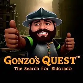 Gonzo's Quest logo – Slots by NetEnt at Donbet Casino