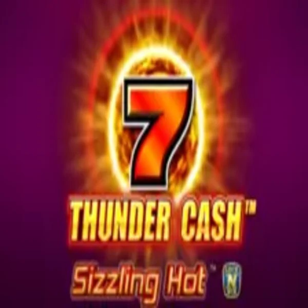 Thunder Cash Sizzling Hot online game logo by Novomatic on donbet-gb.com